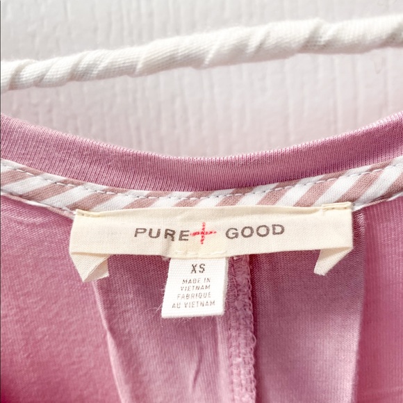 Anthropologie Pure + Good Oversized Lilac Tunic Size XS - Picture 2 of 5